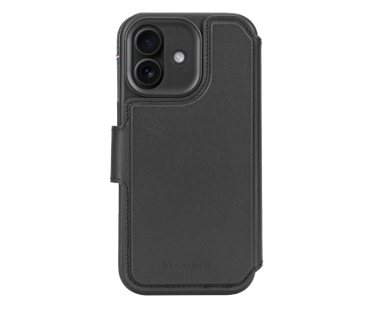 Etui / obudowa na smartfona Decoded Leather Detachable Wallet, iPhone 17, Black